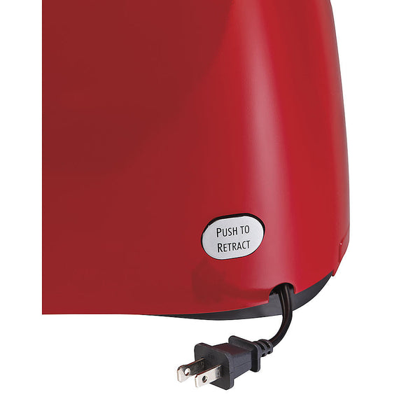 Hamilton Beach Red Ensemble Extra Wide 2-Slice Toaster with Storage cord