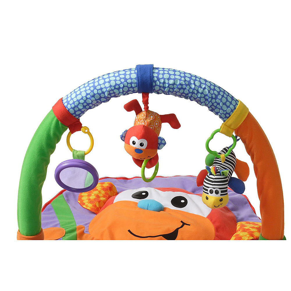 Infantino Merry Musical Monkey Floor Gym Explore and Store 3 Fun