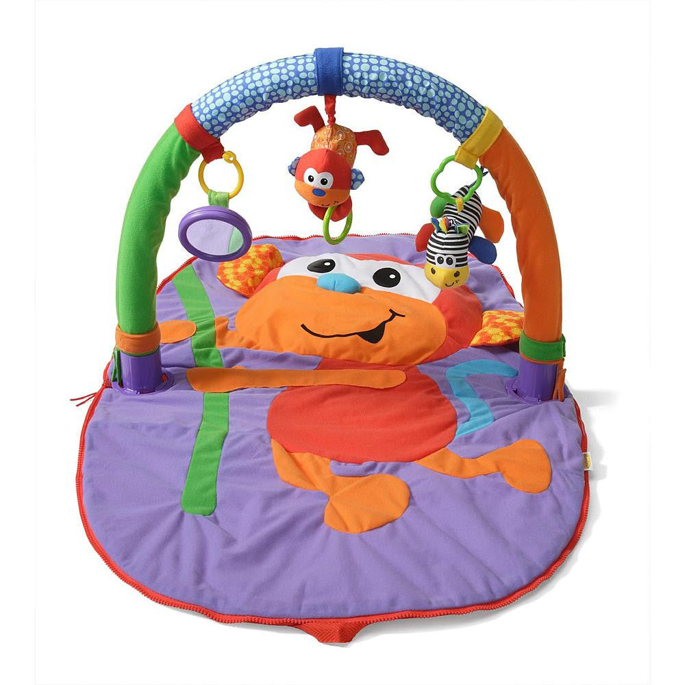 Infantino Merry Musical Monkey Floor Gym Explore and Store 3 Fun