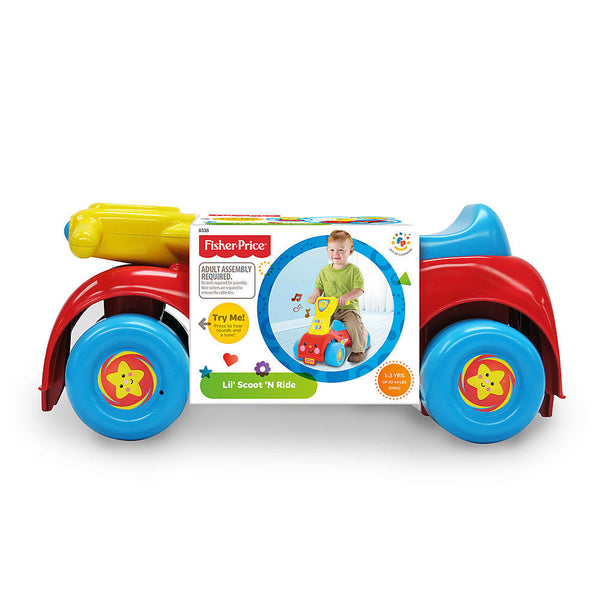 Fisher-Price Lil Scoot N Ride Little People Ride-On With Extra Wide Wheels